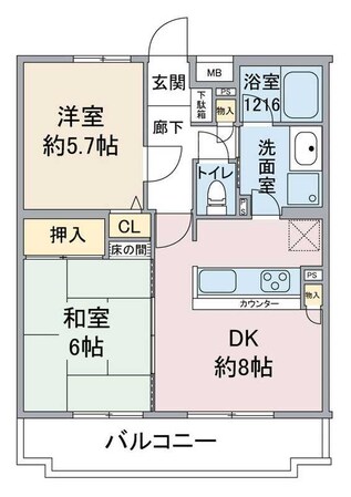 ユニーブル宮崎台の物件間取画像